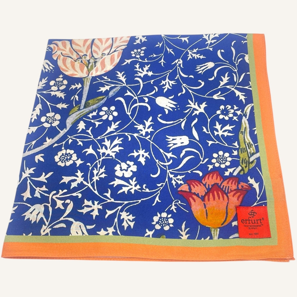 erfurt luxury Beautiful tulips Small scarves 68 Blue