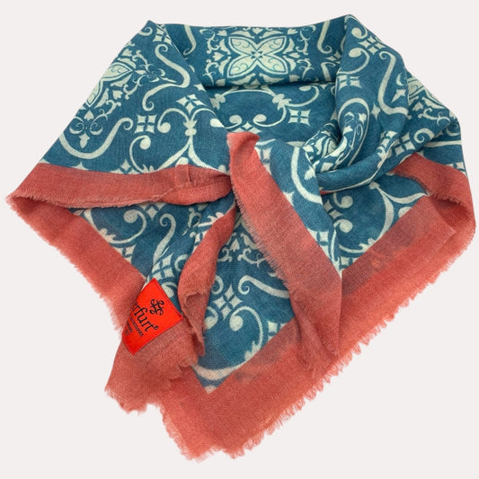 erfurt luxury Blue dream Scarves 67 Petrol