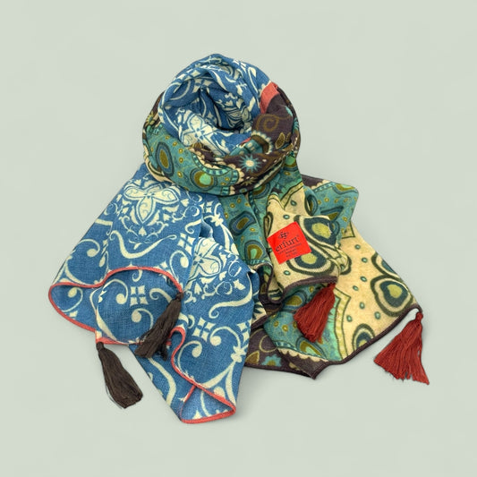 erfurt luxury Blue dream Scarves 60 Baby Blue