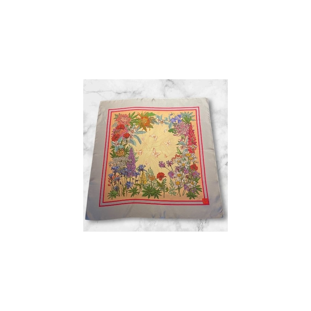 erfurt luxury Blue garden Scarves 63 Dusty Blue