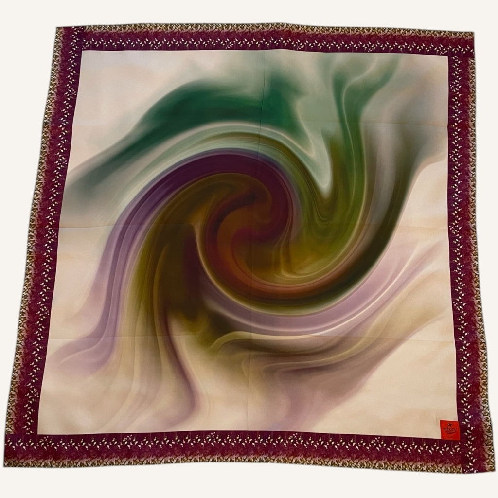 erfurt luxury Colorful Silk Scarves 79 Purple Velvet
