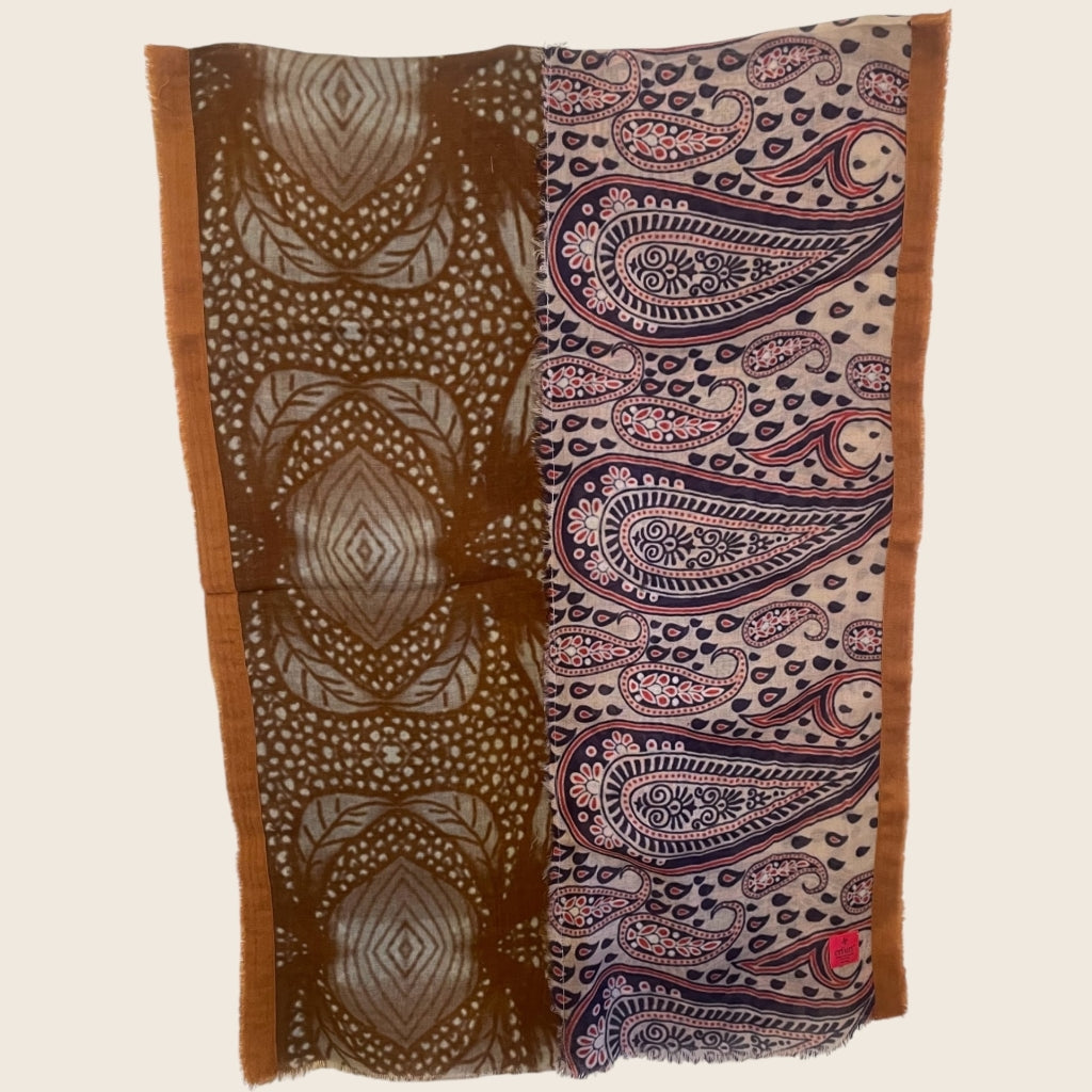 erfurt luxury Double Wool Scarves 69 Navy