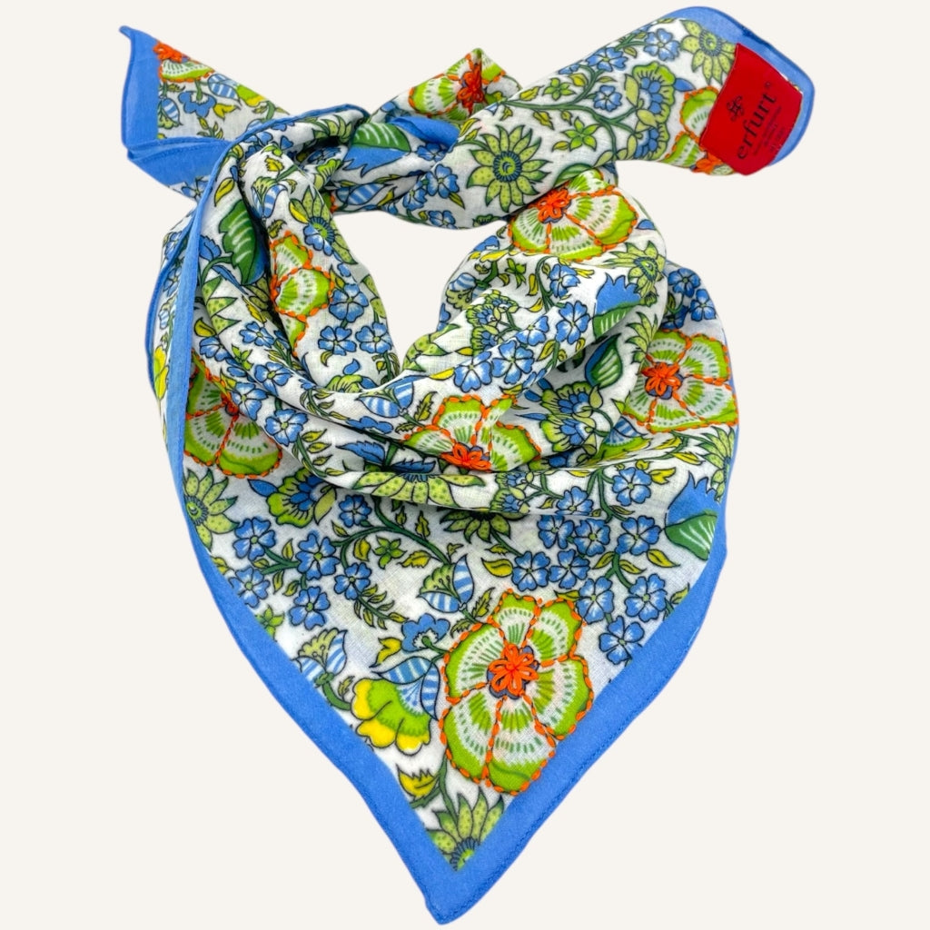 erfurt luxury Important detail Small scarves 40 Morning Mist