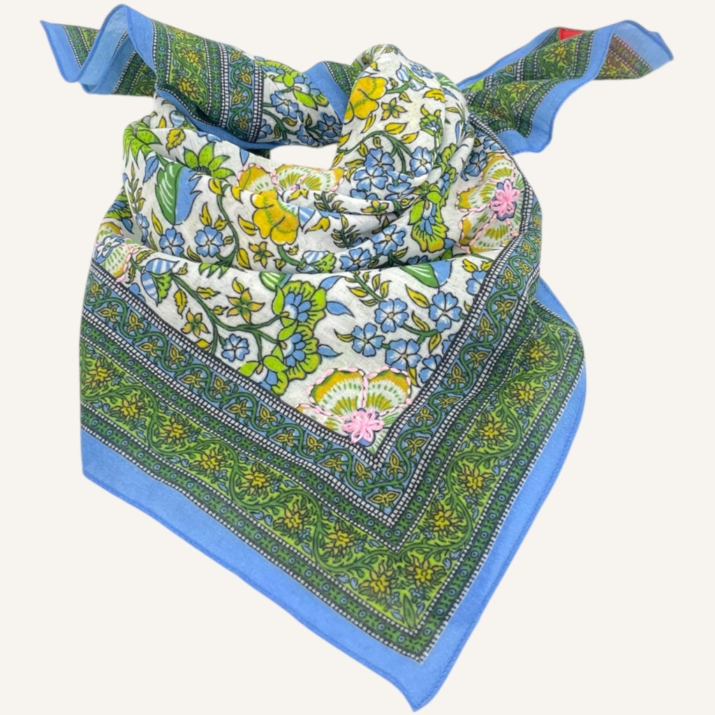 erfurt luxury Important detail Small scarves 45 Grass