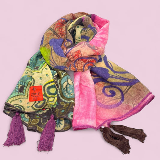 erfurt luxury Pink Love Scarves 37 Raspberry Pink