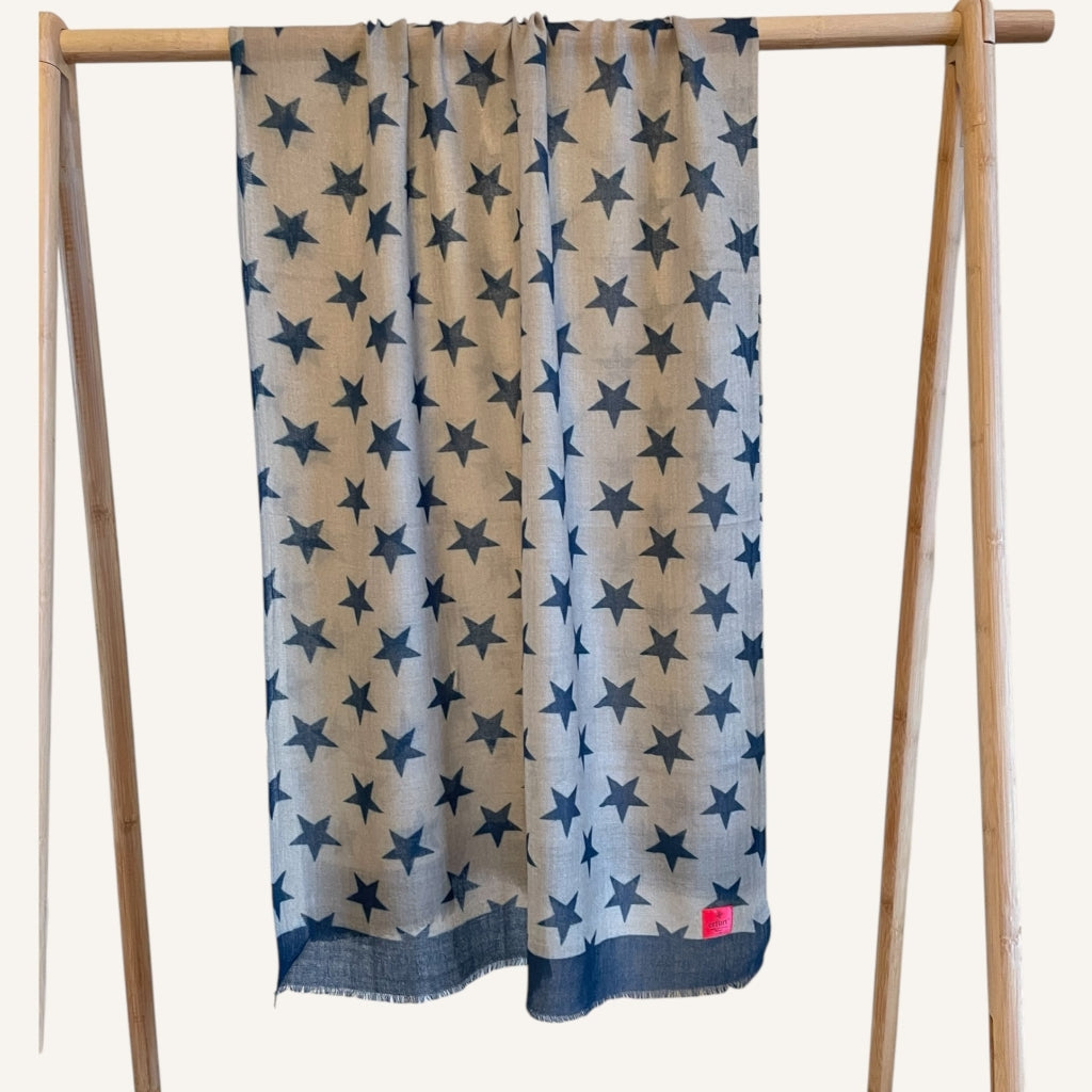 erfurt luxury Stars Wool Scarves 13 camel