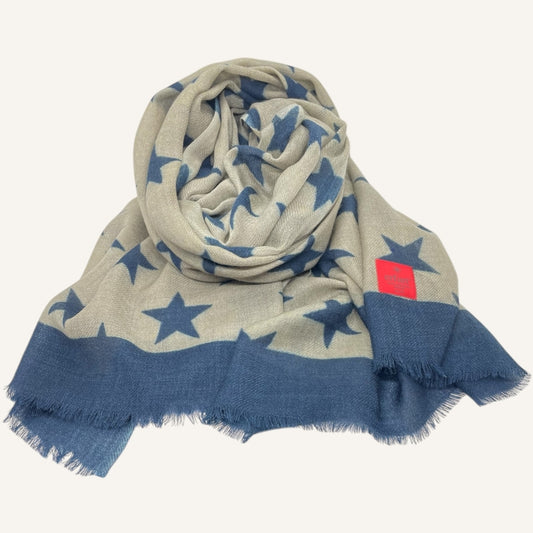 erfurt luxury Stars Wool Scarves 13 camel