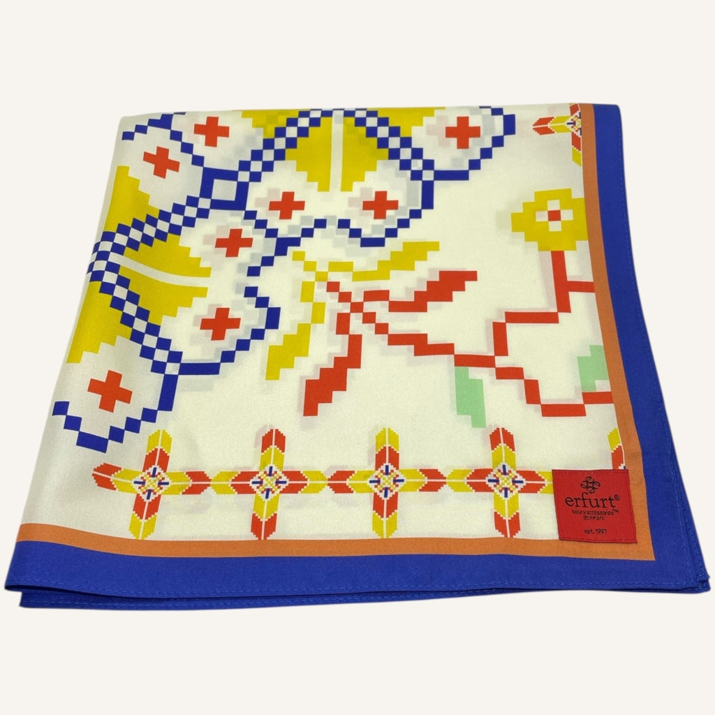 erfurt luxury Yellow square Small scarves 25 Sunshine