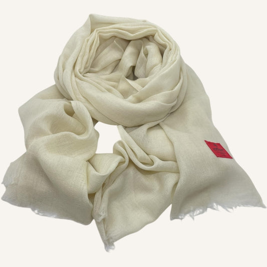 erfurt luxury extraordinary luxury Cashmere Scarves 10 Ivory