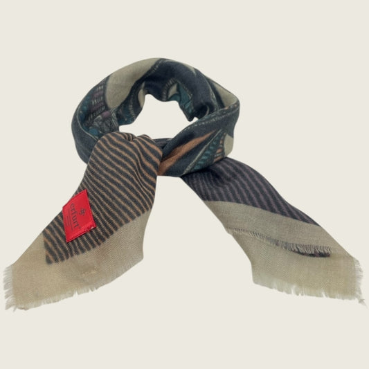 erfurt luxury Art Cashmere Scarves 09 Black Night