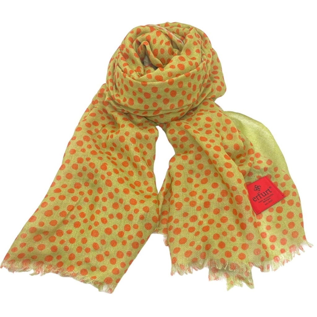 erfurt luxury Balloon dots Scarves 29 Peach