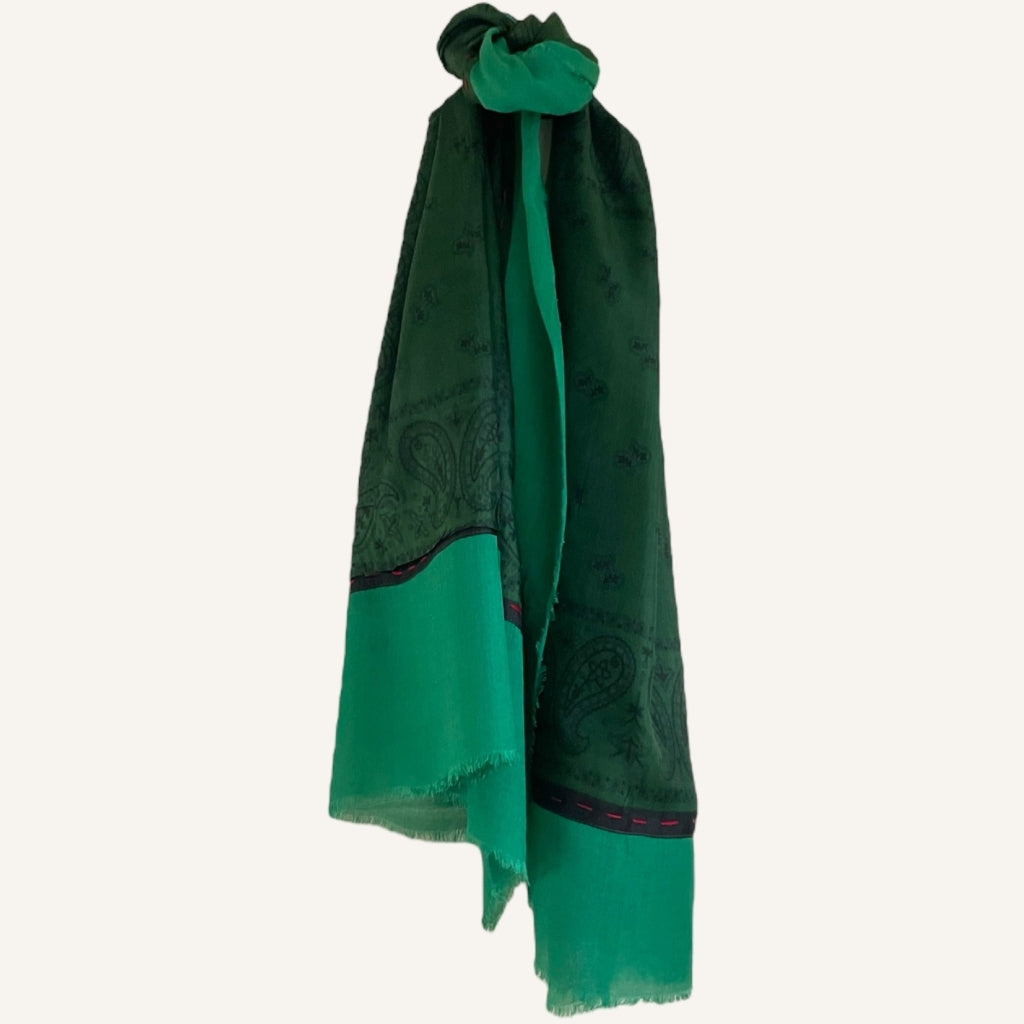 erfurt luxury Bandana print Silk Scarves 45 Grass