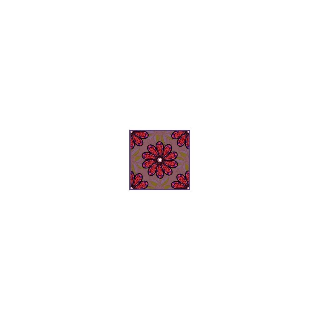 erfurt luxury Big flower Scarves 35 Red