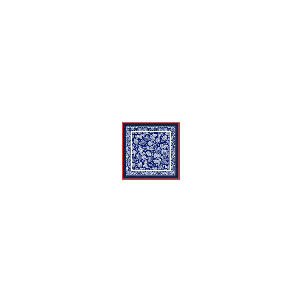 erfurt luxury Blue paisleys Scarves 69 Navy