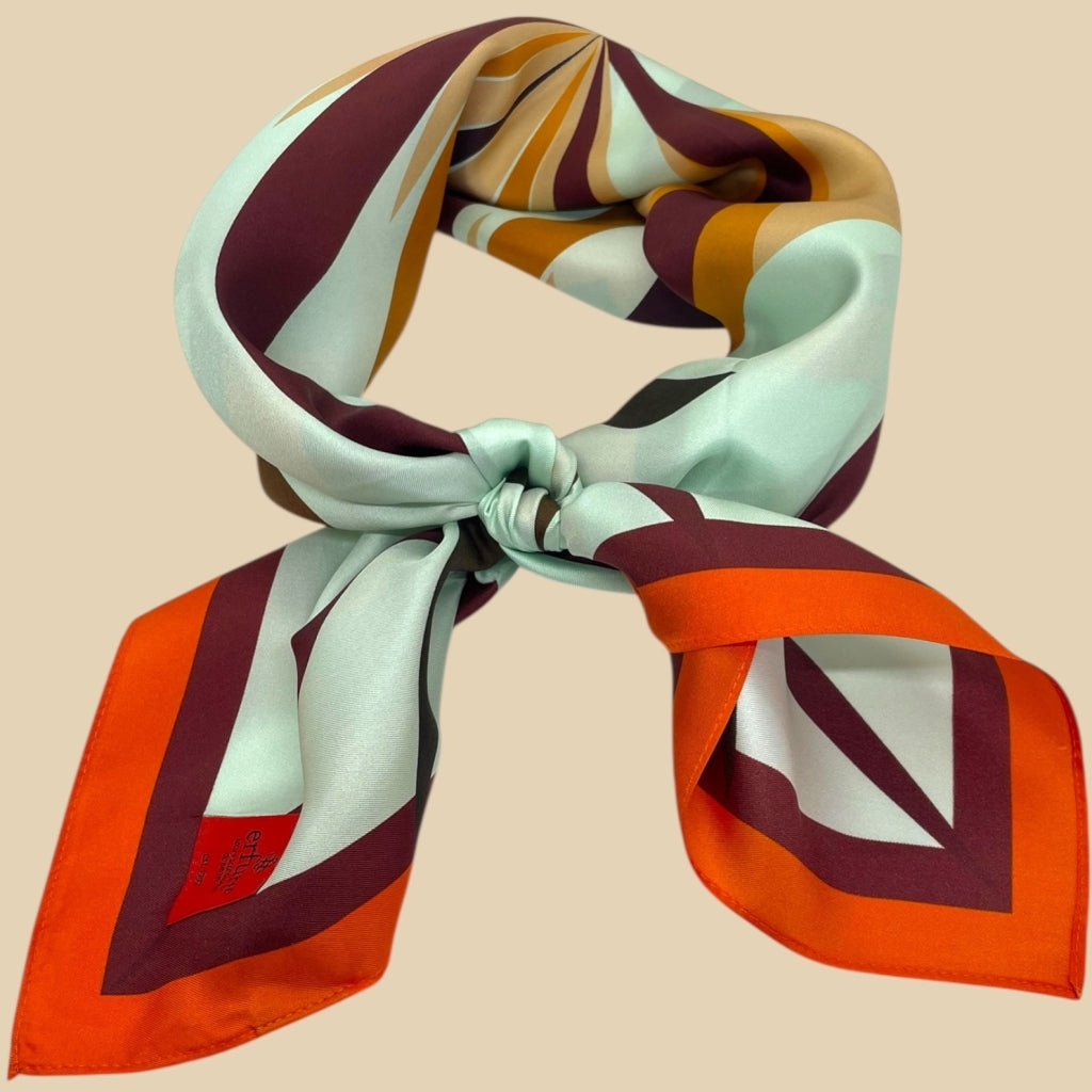 erfurt luxury Botanic lgt. flower Scarves 40 Morning Mist