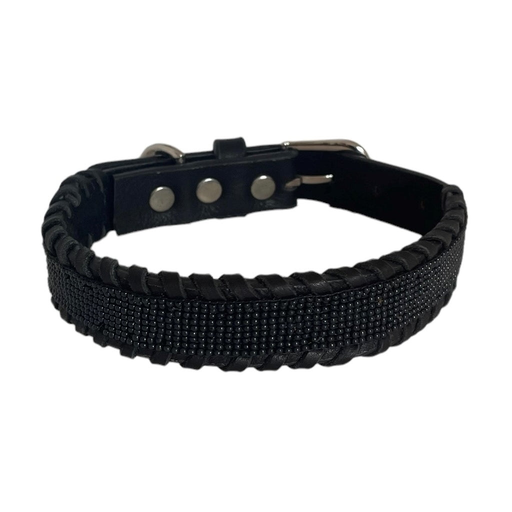 erfurt luxury Caviar Dog collars 09 Black Night