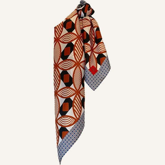 erfurt luxury Dot Scarves 56 Brunt Sienna