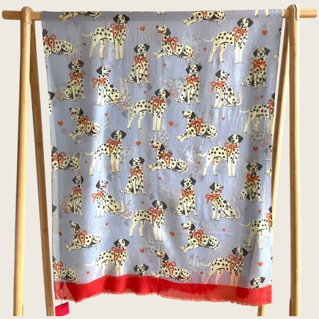 erfurt luxury For dog lovers Cashmere Scarves 60 Baby Blue