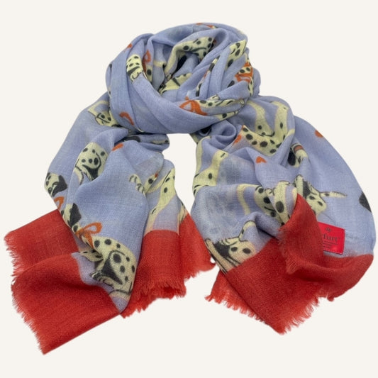 erfurt luxury For dog lovers Cashmere Scarves 60 Baby Blue