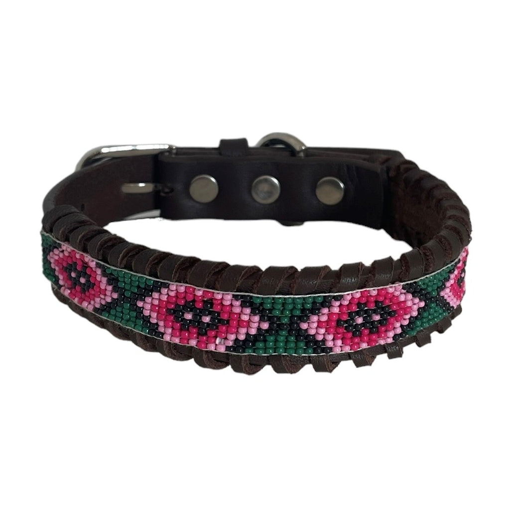 erfurt luxury Forest Dog collars 37 Raspberry Pink