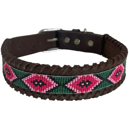 erfurt luxury Forest Dog collars 37 Raspberry Pink