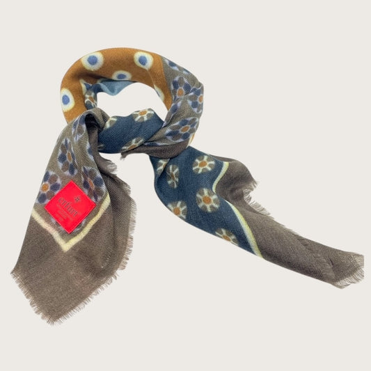 erfurt luxury Four Leaf Cashmere Scarves 85 Brownie