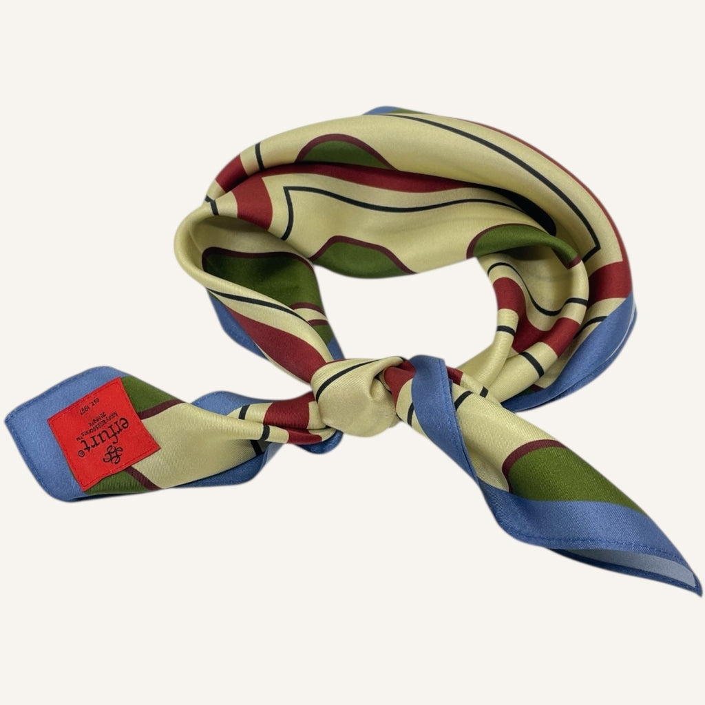 erfurt luxury Four leaf clover Small scarves 45 Grass