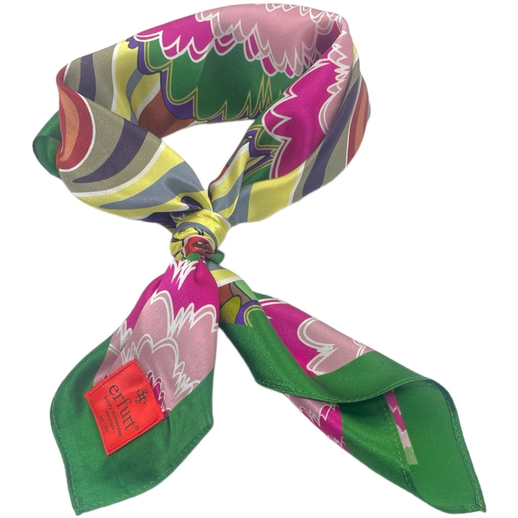 erfurt luxury Green love Scarves 37 Raspberry Pink