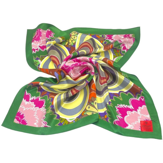 erfurt luxury Green love Scarves 37 Raspberry Pink