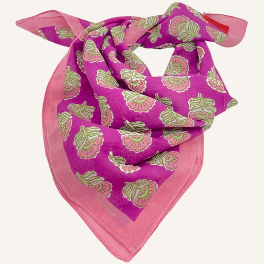 erfurt luxury Important detail Small scarves 37 Raspberry Pink