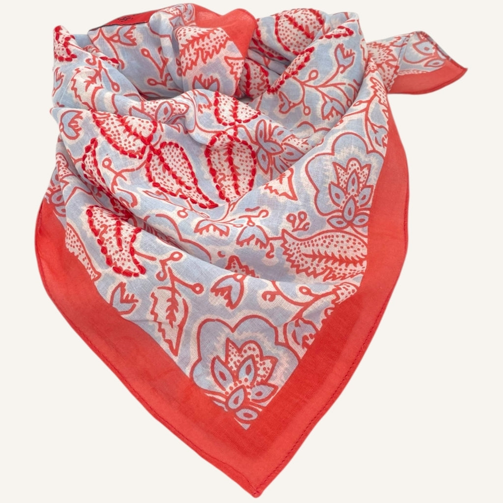 erfurt luxury Important detail Small scarves 64 Faded Denim