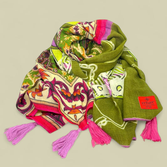 erfurt luxury Mosaics Scarves 45 Grass