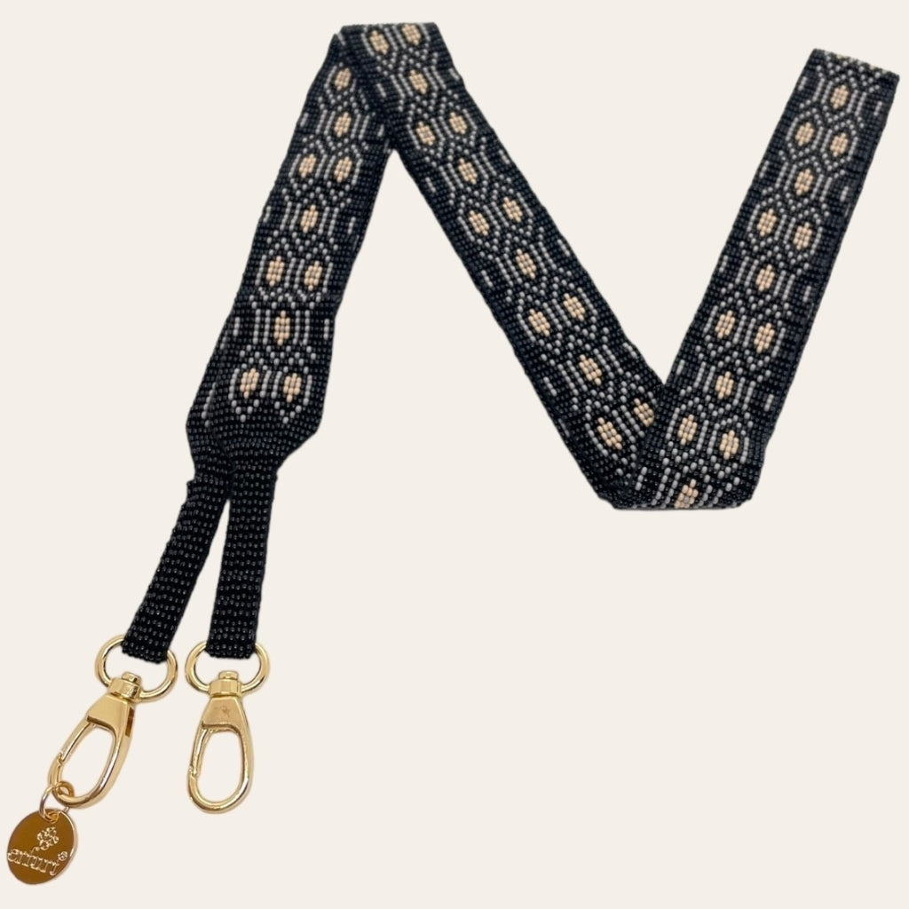 erfurt luxury Black dots Phone Straps 09 Black Night