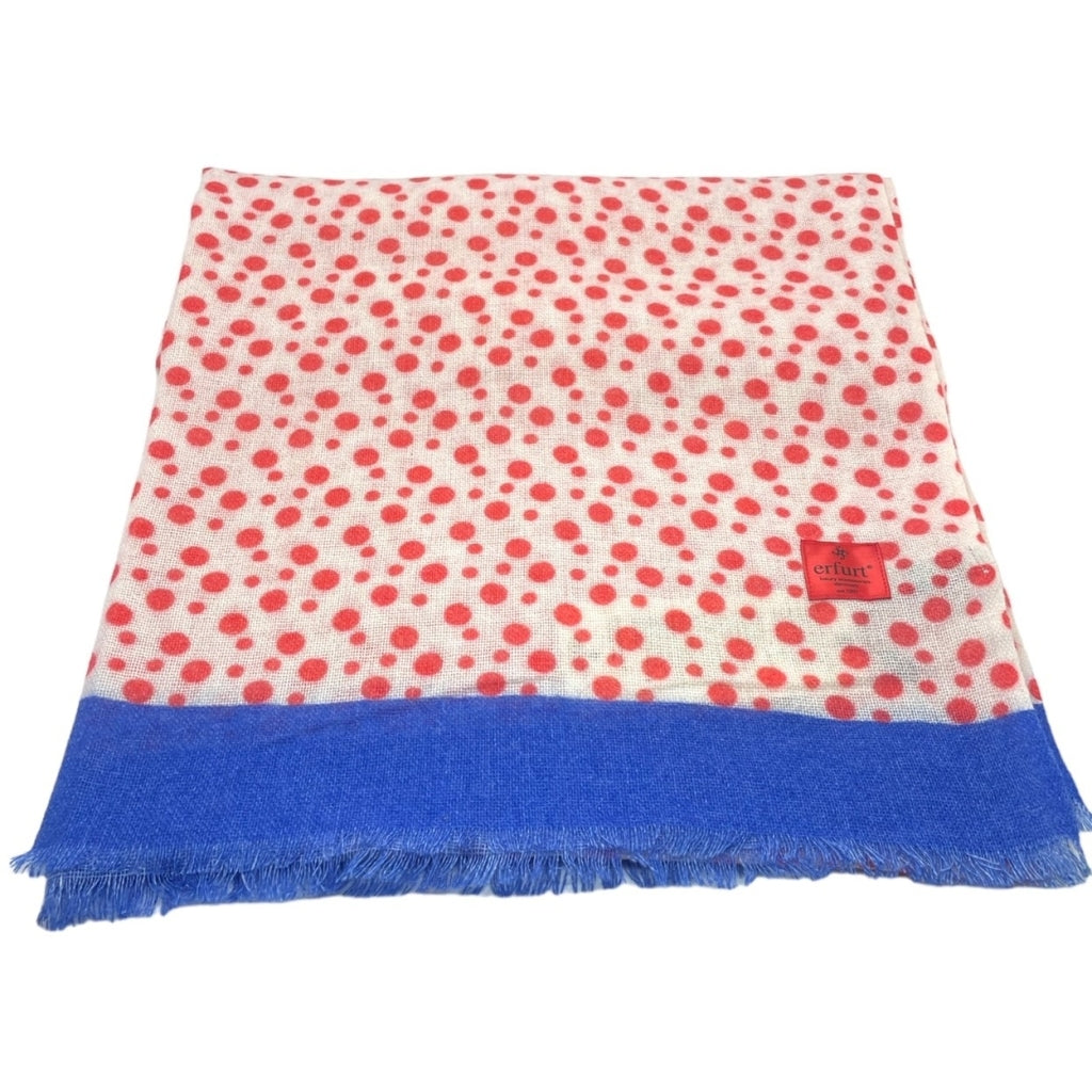 erfurt luxury Playful dots Scarves 35 Red