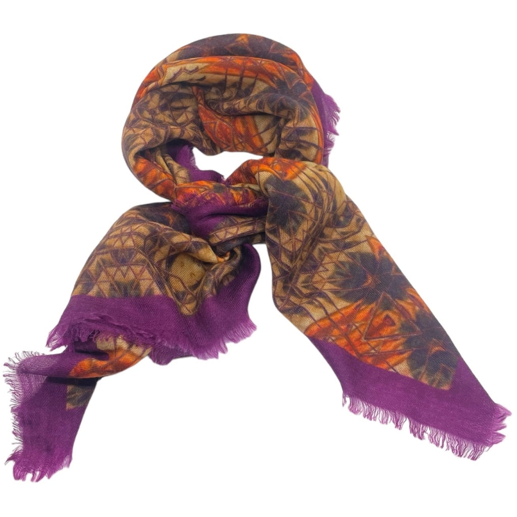 erfurt luxury Purple rain Scarves 29 Peach