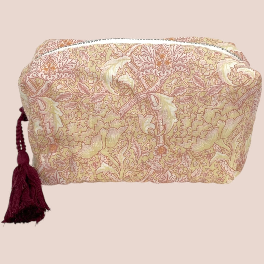 erfurt luxury Quilted pouches set of 2 pcs. Pouches set 30 Primrose Rose