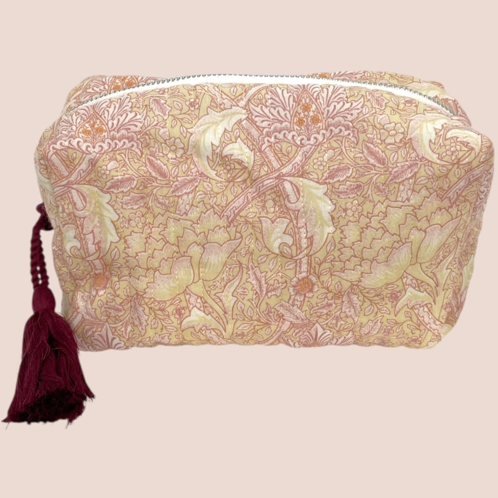 erfurt luxury Quilted pouches set of 2 pcs. Pouches set 30 Primrose Rose