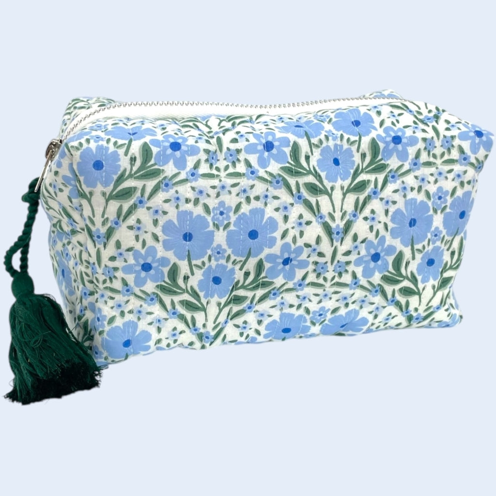 erfurt luxury Quilted pouches set of 2 pcs. Pouches set 60 Baby Blue