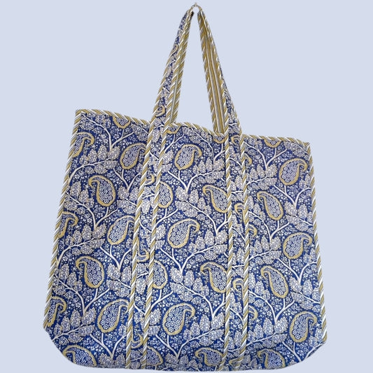 erfurt luxury Quilted shopper Shoppers 69 Navy Blue