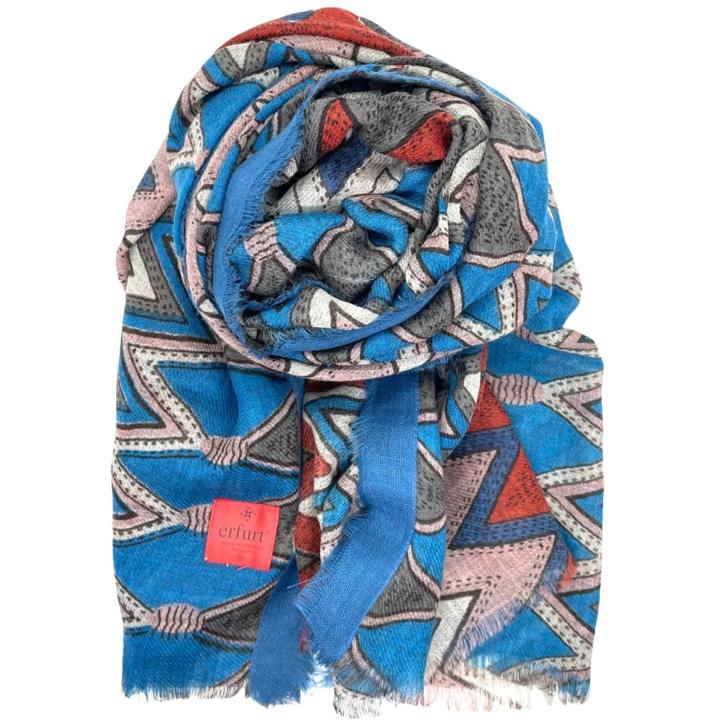 erfurt luxury  Scarves 69 Navy Blue