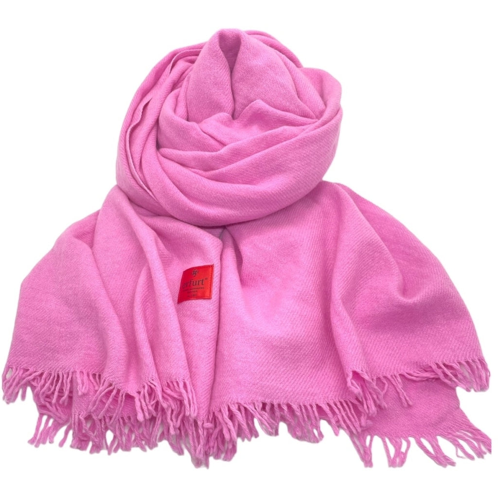 erfurt luxury Solid sister Scarves 37 Raspberry Pink