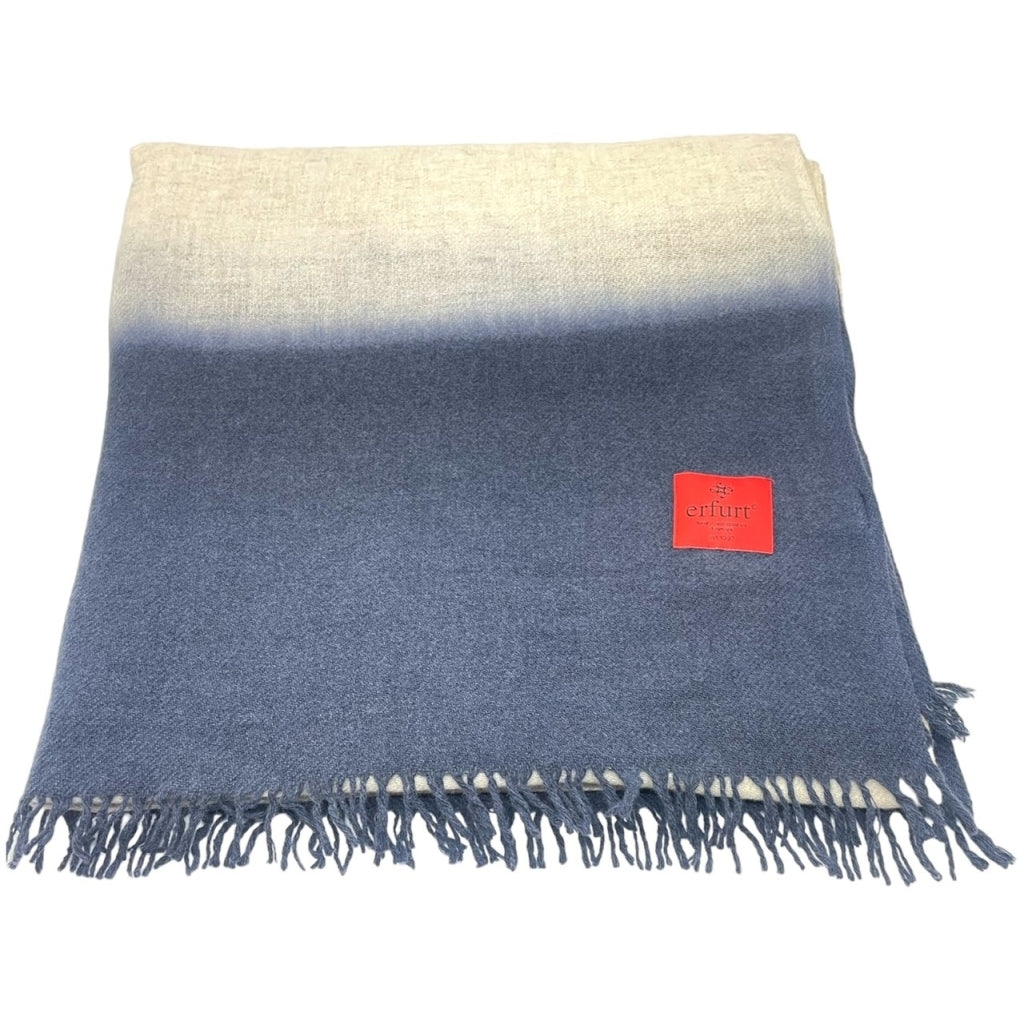 erfurt luxury Tie dye blocking Scarves 69 Navy