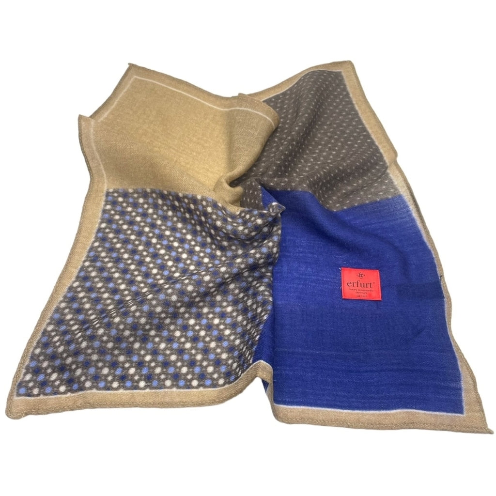 erfurt luxury Touché Pocket scarf 85 Brownie