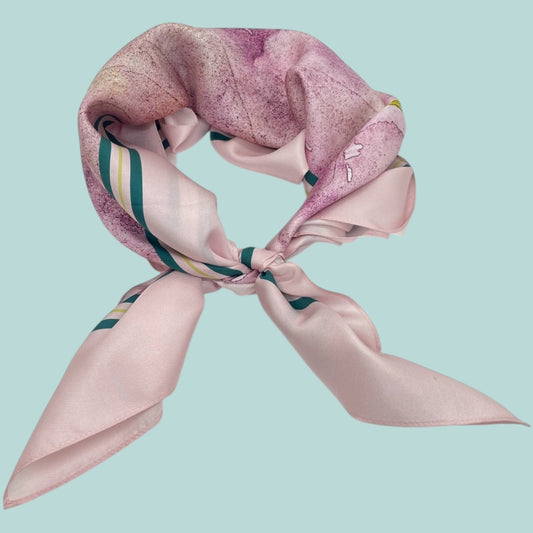 erfurt luxury Turquoise flower Scarves 30 Primrose Rose