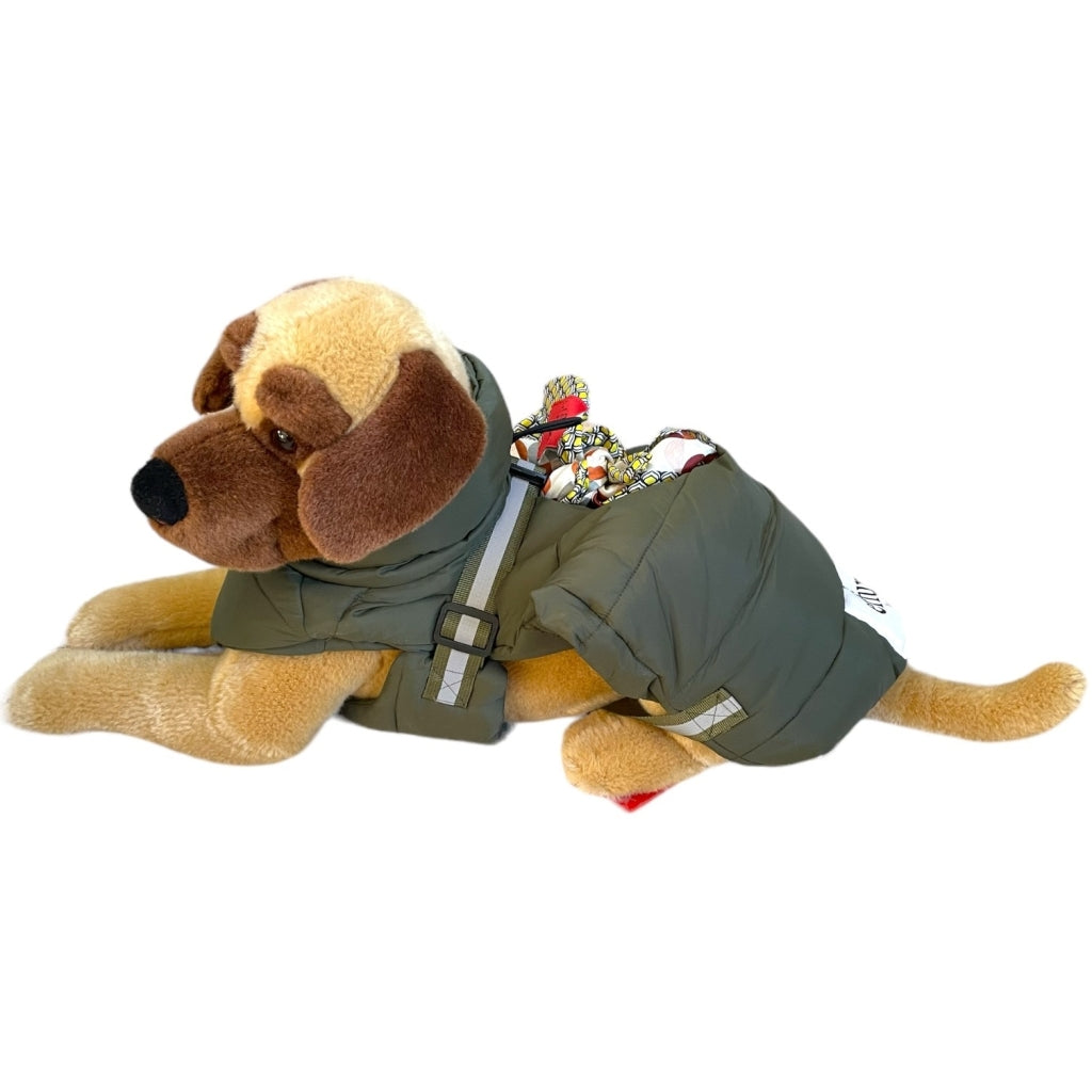 erfurt luxury Warm Dog coats 47 Military Olive